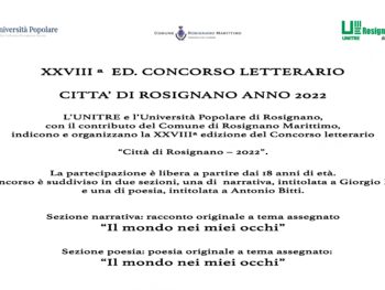 XXVIIIª ED. CONCORSO LETTERARIO CITTÀ DI ROSIGNANO ANNO 2022